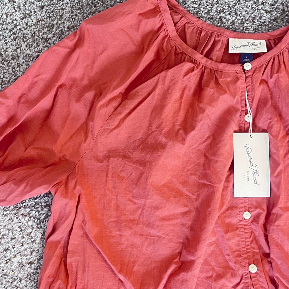 Universal Thread Bright Coral Blouse